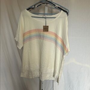 Hello nite! Rainbow top